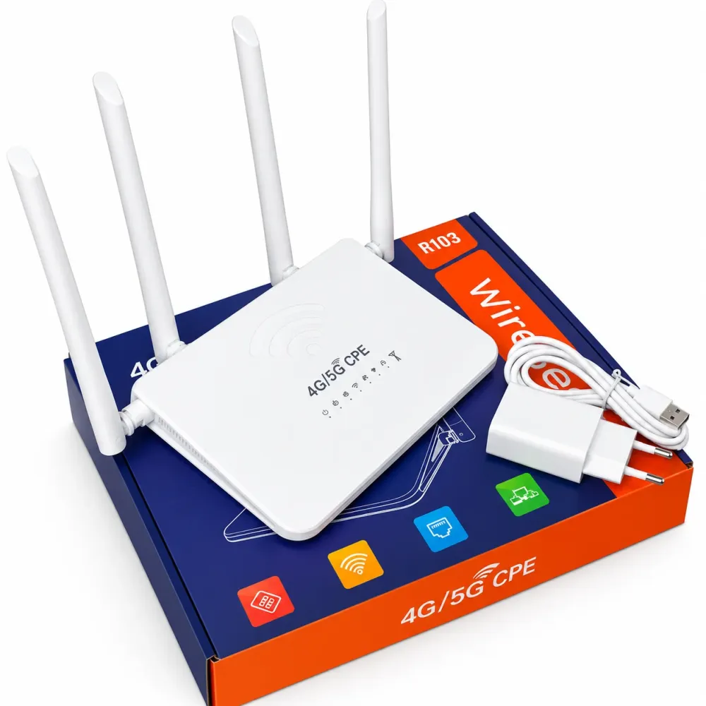 Акумуляторний 4G/5G Wi-Fi роутер B828 із SIM-карткою