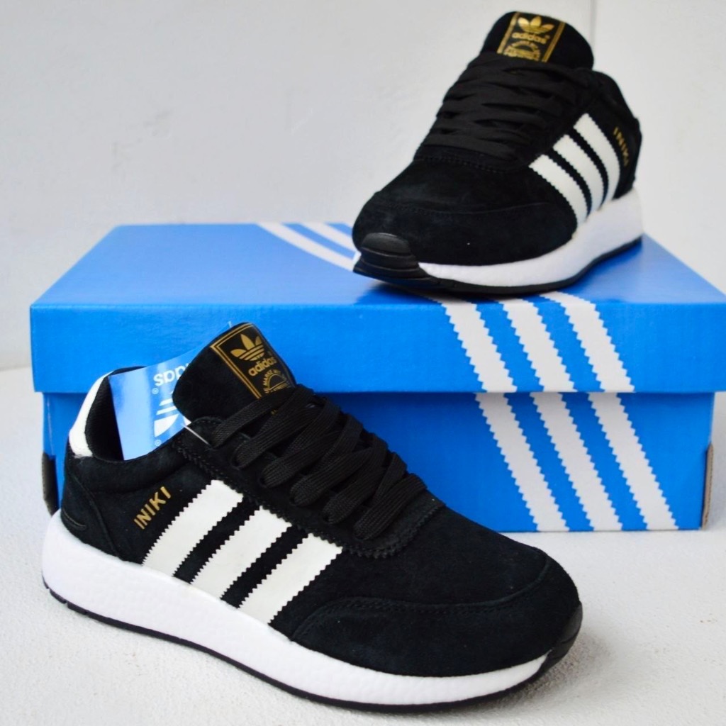 Adidas Iniki Black White
