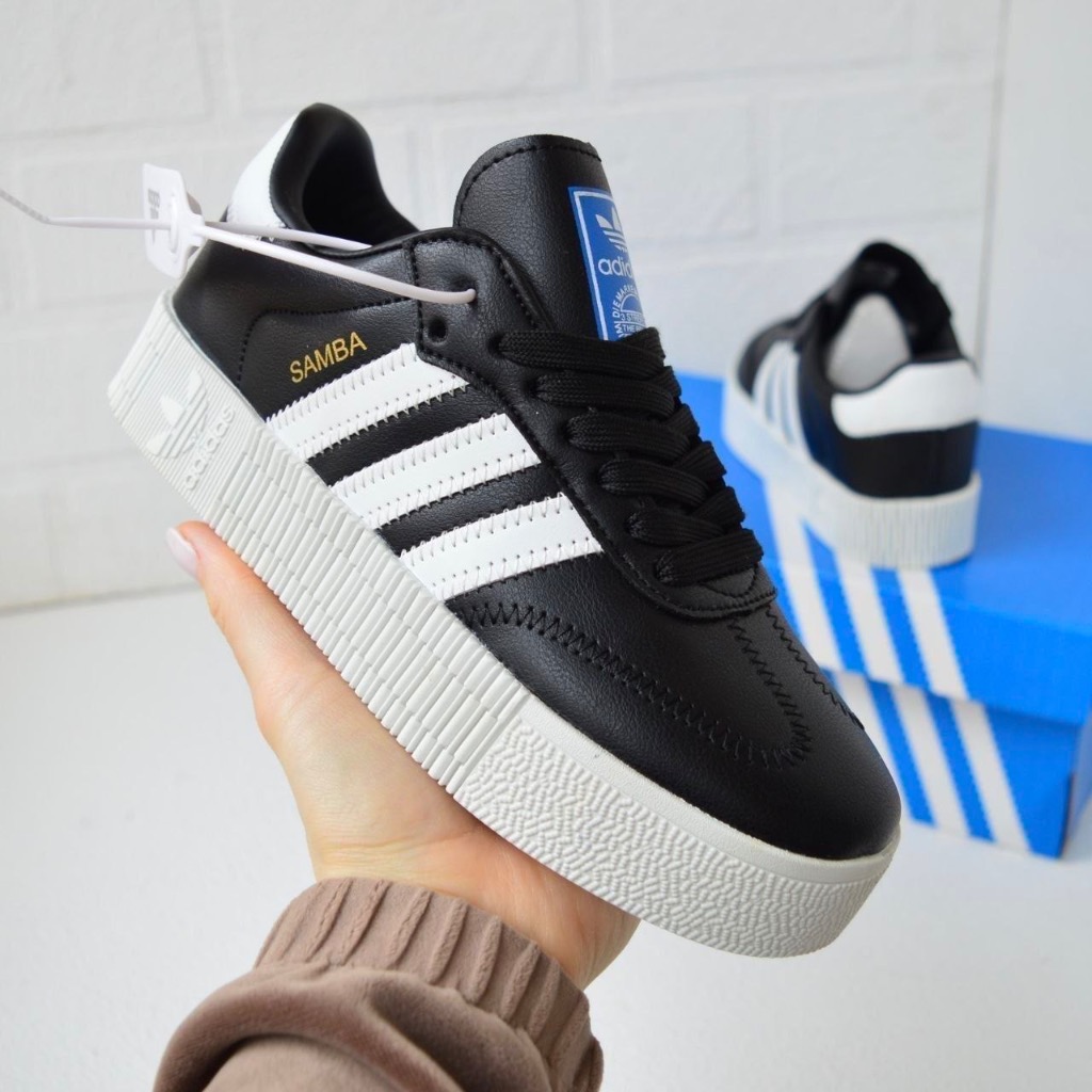 Adidas Samba Platform Black White
