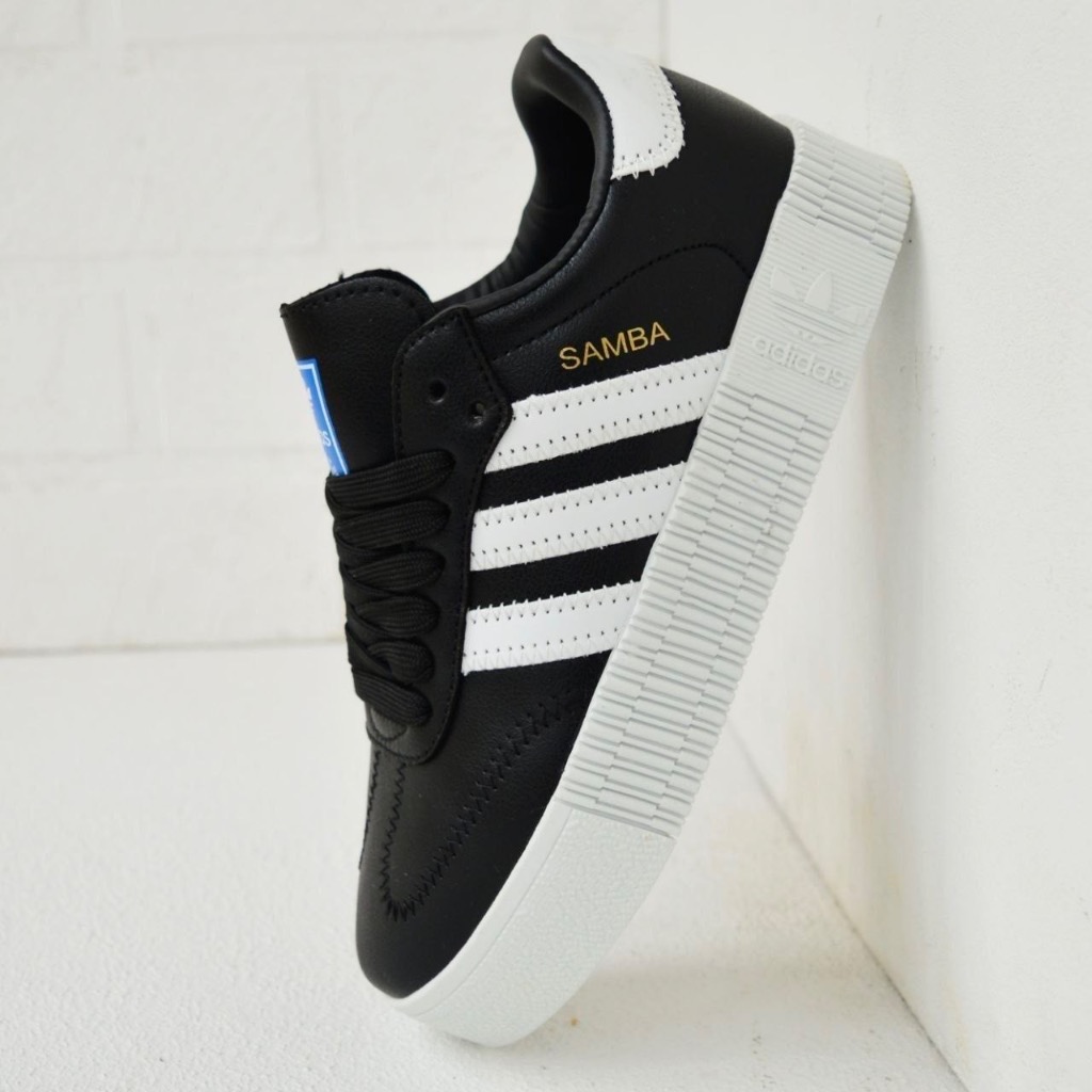 Adidas Samba Platform Black White 2