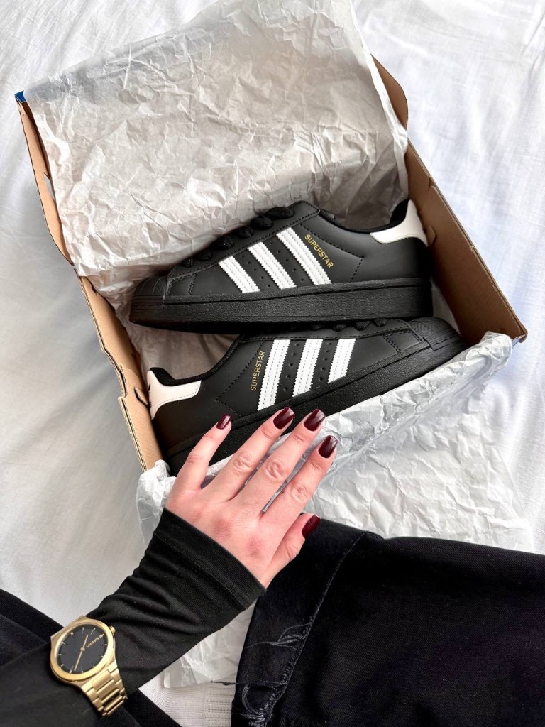 Adidas Superstar Black White 2