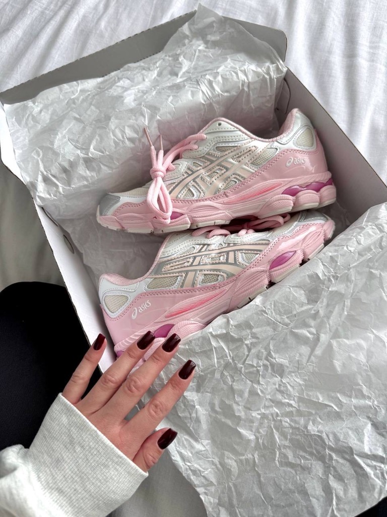 Asics Gel Nyc Cream Pink 5