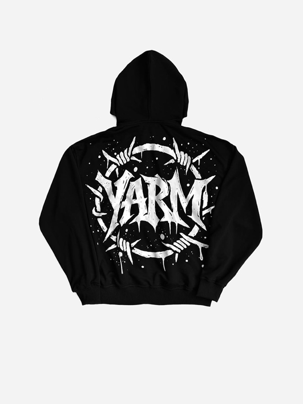 Зіп-худі YARM Grim, чорна