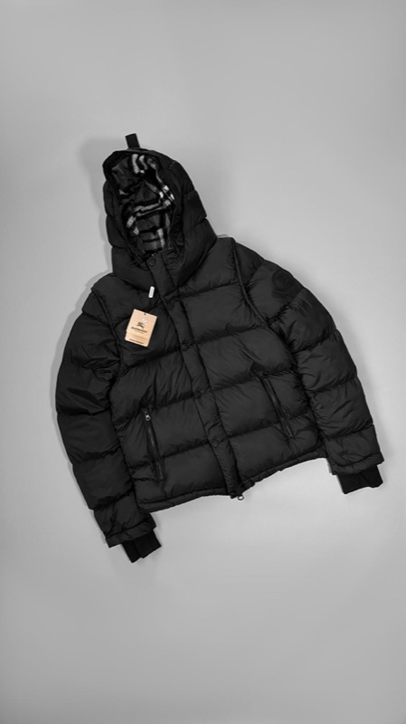 Пуховик - жилетка Burberry Black