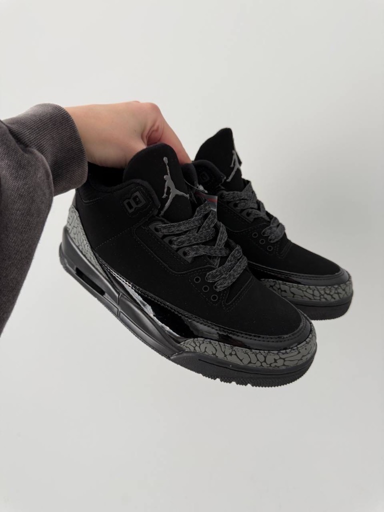 Nike Air Jordan 3 Black Cat 2
