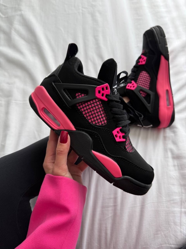 Nike Air Jordan 4 Black Pink 2
