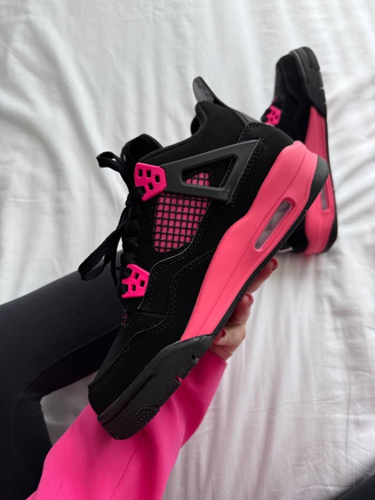 Nike Air Jordan 4 Black Pink 3