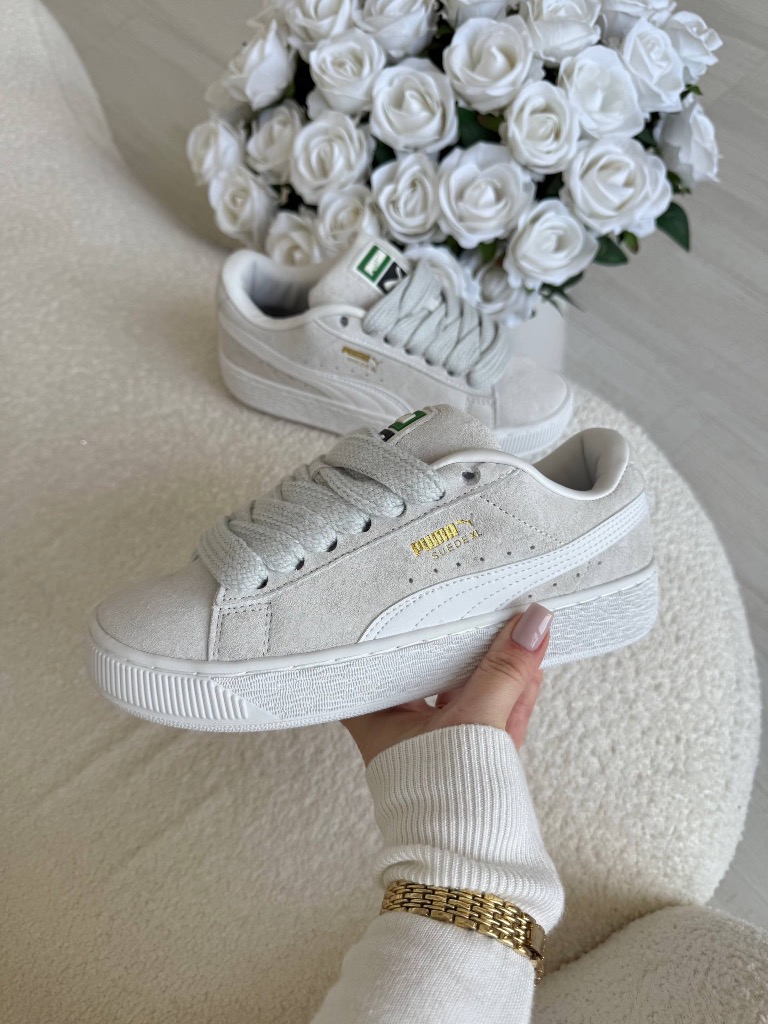 Puma Suede XL Grey White