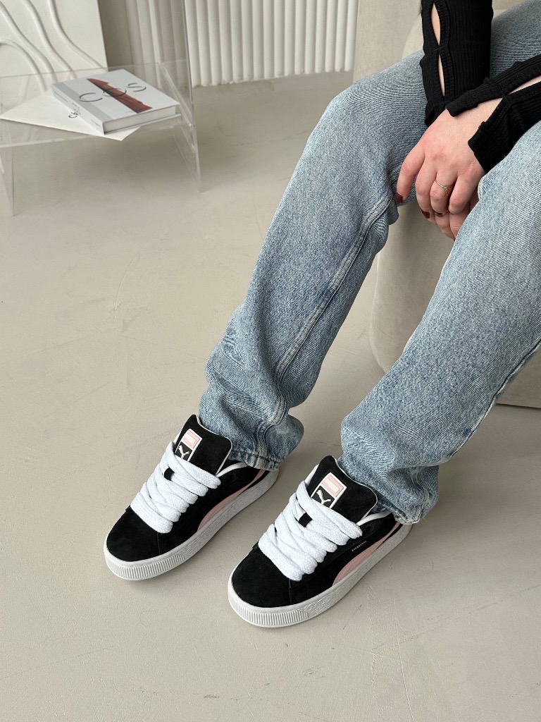 Puma Suede XL Black Pink 3