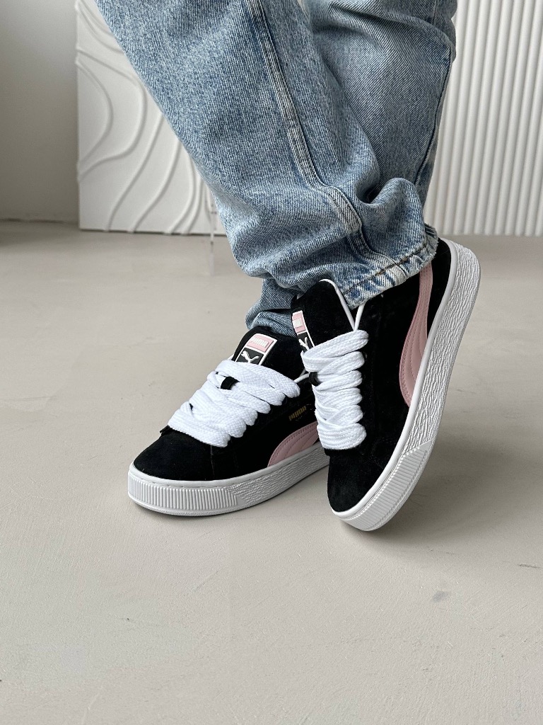 Puma Suede XL Black Pink 4