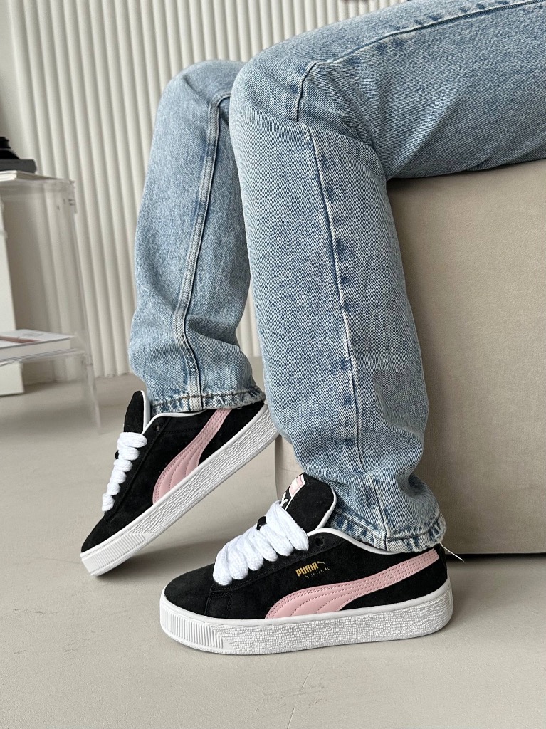 Puma Suede XL Black Pink 5